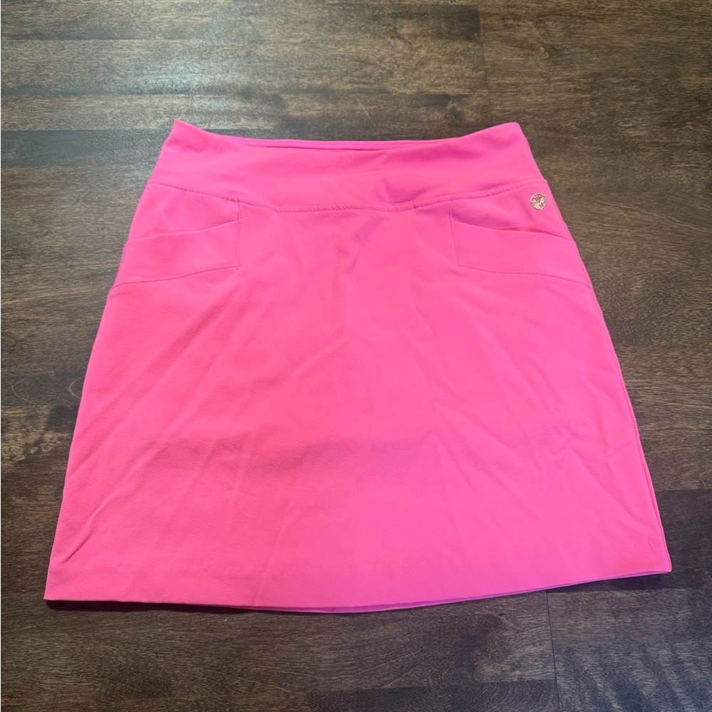 Lilly Pulitzer Hot Pink Isle Monica Luxletic  Mini Skirt